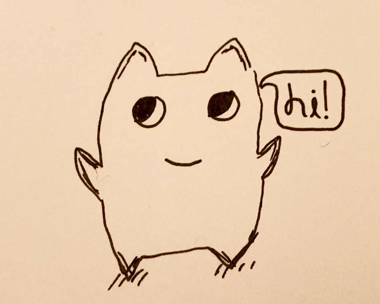 Owl says hi